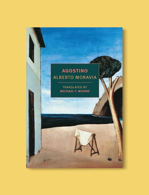 Books Set In Italy - Agostino by Alberto Moravia. For more books that inspire travel visit www.taleway.com to find books set around the world. italian books, books about italy, italy inspiration, italy travel, novels set in italy, italian novels, books and travel, travel reads, reading list, books around the world, books to read, books set in different countries, italy