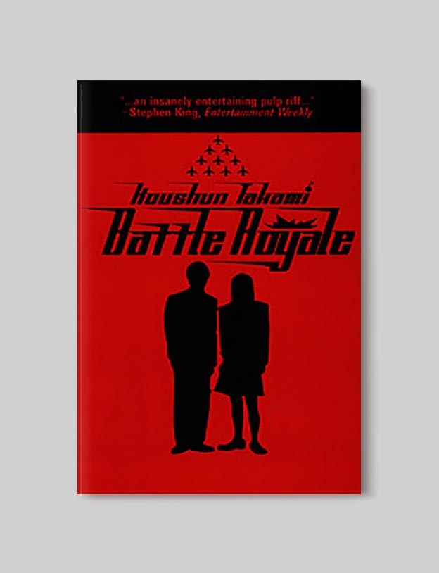 Books Set In Japan - Battle Royale by Koushun Takami. For more books visit www.taleway.com to find books set around the world. Ideas for those who like to travel, both in life and in fiction. #books #novels #bookworm #booklover #fiction #travel #japan