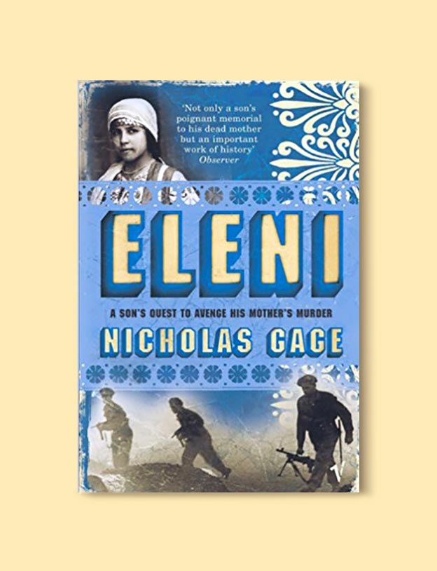 Books Set In Greece - Elena by Nicolas Gage. For more books visit www.taleway.com to find books set around the world. Ideas for those who like to travel, both in life and in fiction. #books #novels #fiction #travel #greece