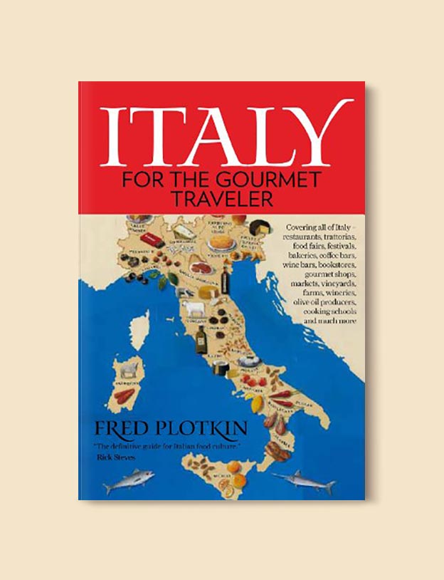 Books Set In Italy - Italy for the Gourmet Traveler by Fred Plotkin. For more books that inspire travel visit www.taleway.com to find books set around the world. italian books, books about italy, italy inspiration, italy travel, novels set in italy, italian novels, books and travel, travel reads, reading list, books around the world, books to read, books set in different countries, italy
