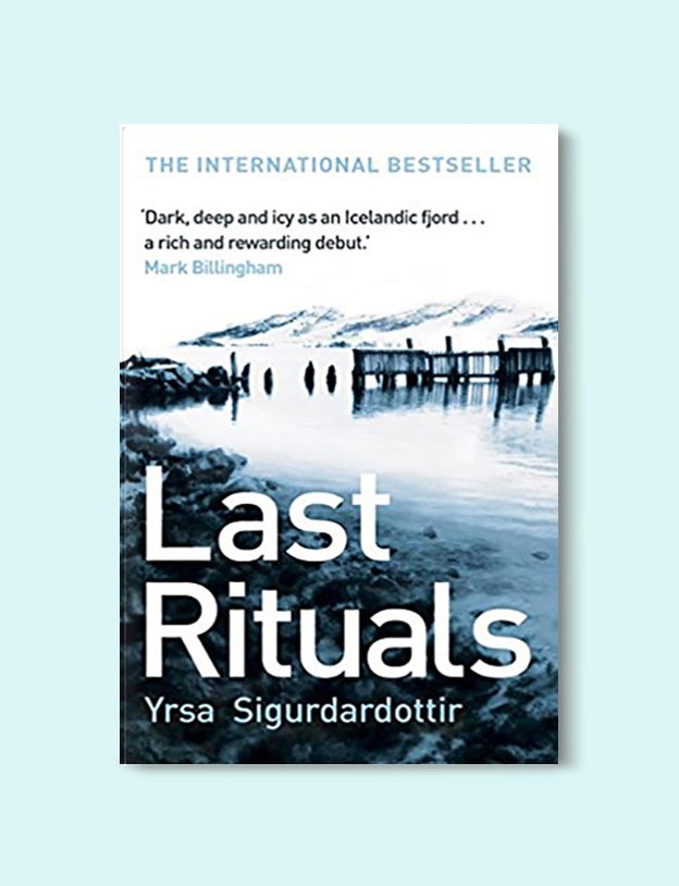 Books Set In Iceland - Last Rituals by Yrsa Sigurðardóttir. For more books visit www.taleway.com to find books set around the world. Ideas for those who like to travel, both in life and in fiction. #books #novels #fiction #iceland #travel