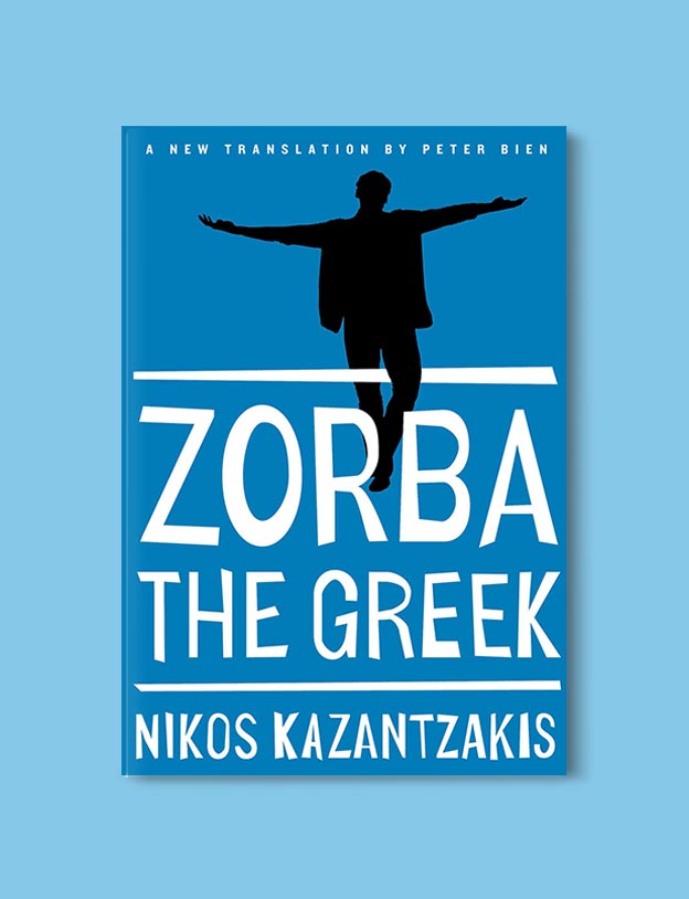 Books Set In Greece - Zorba the Greek by Nikos Kazantzakis. For more books visit www.taleway.com to find books set around the world. Ideas for those who like to travel, both in life and in fiction. #books #novels #fiction #travel #greece
