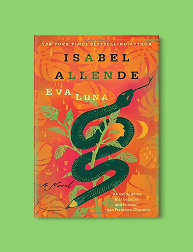 Books Set Around The World - Eva Luna by Isabel Allende. For more books that inspire travel visit www.taleway.com to find books set around the world. world books, books around the world, travel inspiration, world travel, novels set around the world, world novels, books and travel, travel reads, reading list, books to read, books set in different countries, world reading challenge