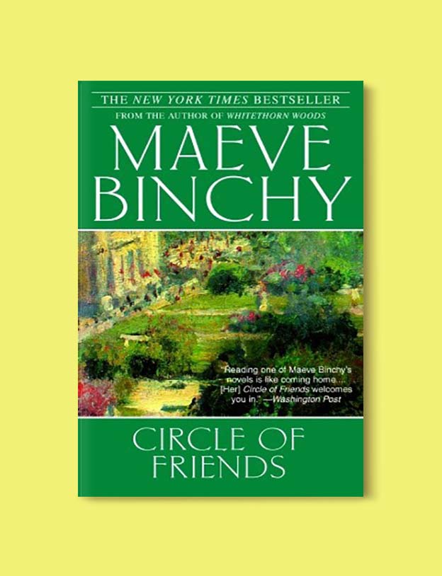 Books Set In Ireland - Circle of Friends by Maeve Binchy. For more books that inspire travel visit www.taleway.com to find books set around the world. irish books, books about ireland, ireland inspiration, ireland travel, novels set in ireland, irish novels, books and travel, travel reads, reading list, books around the world, books to read, books set in different countries, ireland, ireland books, ireland packing list, ireland vacation, irish books novels