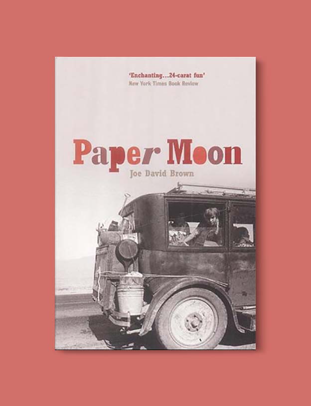 Books Set In Alabama, Paper Moon by Joe David Brown - Visit www.taleway.com to find books set around the world. alabama books, alabama novels, alabama travel, books from every state, books from each state, american books, usa books, us books, book challenge, alabama adventures, alabama road trip, books and travel, travel reading list, reading list, reading challenge, books to read, books around the world