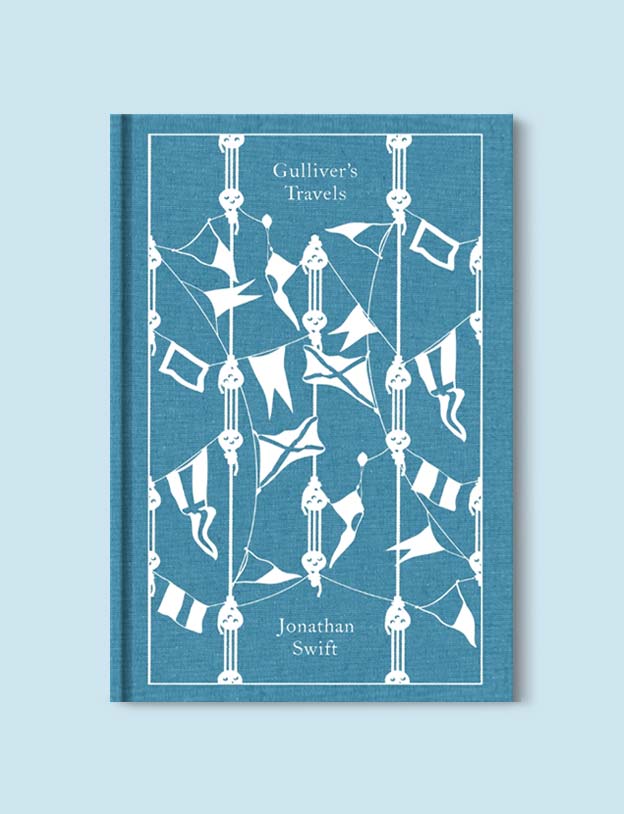 Penguin Clothbound Classics - Gulliver’s Travels by Johnathan Swift. For books that inspire travel visit www.taleway.com to find books set around the world. penguin books, penguin classics, penguin classics list, penguin classics clothbound, clothbound classics, coralie bickford smith, classic books, classic books to read, book design, reading challenge, books and travel, travel reads, reading list, books around the world, books to read, books set in different countries