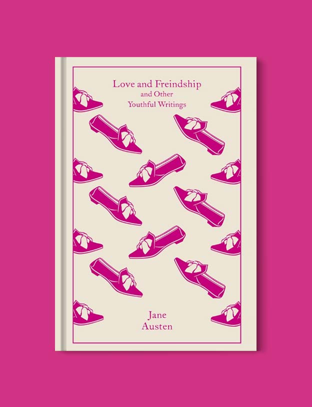Penguin Clothbound Classics - Love and Friendship: And Other Youthful Writings by Jane Austen. For books that inspire travel visit www.taleway.com to find books set around the world. penguin books, penguin classics, penguin classics list, penguin classics clothbound, clothbound classics, coralie bickford smith, classic books, classic books to read, book design, reading challenge, books and travel, travel reads, reading list, books around the world, books to read, books set in different countries