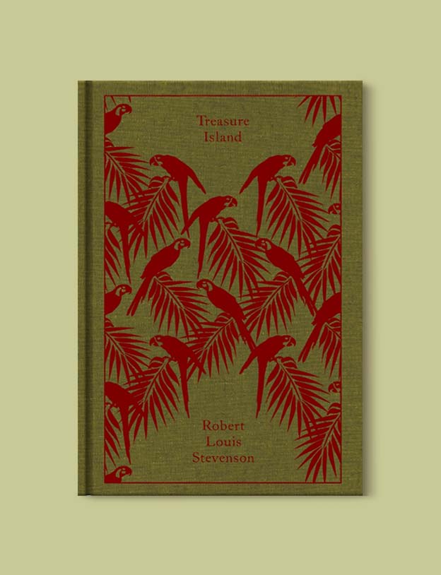 Penguin Clothbound Classics - Treasure Island by Robert Louis Stevenson. For books that inspire travel visit www.taleway.com to find books set around the world. penguin books, penguin classics, penguin classics list, penguin classics clothbound, clothbound classics, coralie bickford smith, classic books, classic books to read, book design, reading challenge, books and travel, travel reads, reading list, books around the world, books to read, books set in different countries