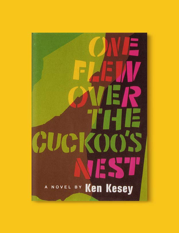 Books Set In Each State, One Flew Over The Cuckoo’s Nest by Ken Kesey - Visit www.taleway.com to find books set around the world. america reading challenge, books set in every state, books from every state, books from each state, most popular book in each state, books about each state, books to read from every state, us road trip, usa book list, american books, american book covers, american books reading list, usa books, us books, book challenge, reading challenge, books set in america, state books series, 50 states book list