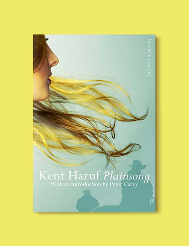Books Set In Each State, Plainsong by Kent Haruf - Visit www.taleway.com to find books set around the world. america reading challenge, books set in every state, books from every state, books from each state, most popular book in each state, books about each state, books to read from every state, us road trip, usa book list, american books, american book covers, american books reading list, usa books, us books, book challenge, reading challenge, books set in america, state books series, 50 states book list