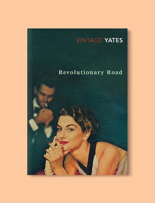 Books Set In Each State, Revolutionary Road by Richard Yates - Visit www.taleway.com to find books set around the world. america reading challenge, books set in every state, books from every state, books from each state, most popular book in each state, books about each state, books to read from every state, us road trip, usa book list, american books, american book covers, american books reading list, usa books, us books, book challenge, reading challenge, books set in america, state books series, 50 states book list