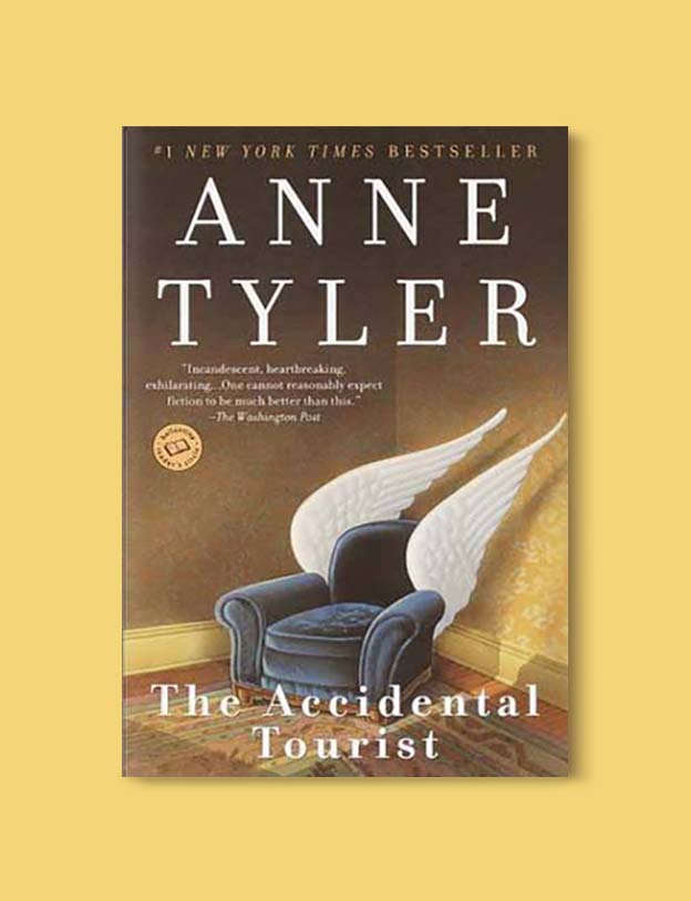 Books Set In Each State, The Accidental Tourist by Anne Tyler - Visit www.taleway.com to find books set around the world. america reading challenge, books set in every state, books from every state, books from each state, most popular book in each state, books about each state, books to read from every state, us road trip, usa book list, american books, american book covers, american books reading list, usa books, us books, book challenge, reading challenge, books set in america, state books series, 50 states book list
