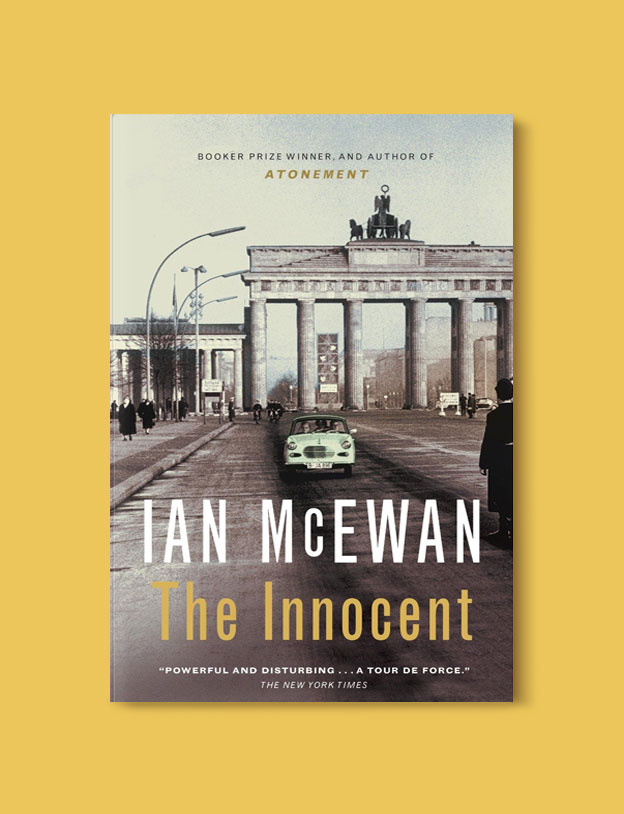 Books Set In Germany - The Innocent by Ian McEwan. For more books that inspire travel visit www.taleway.com. german books, books about germany, germany inspiration, books germany, germany travel, novels set in germany, german novels, german reading, germany reading challenge, books set in europe, german culture, german history, books arounds the world, books to read, reading challenge, travel reads
