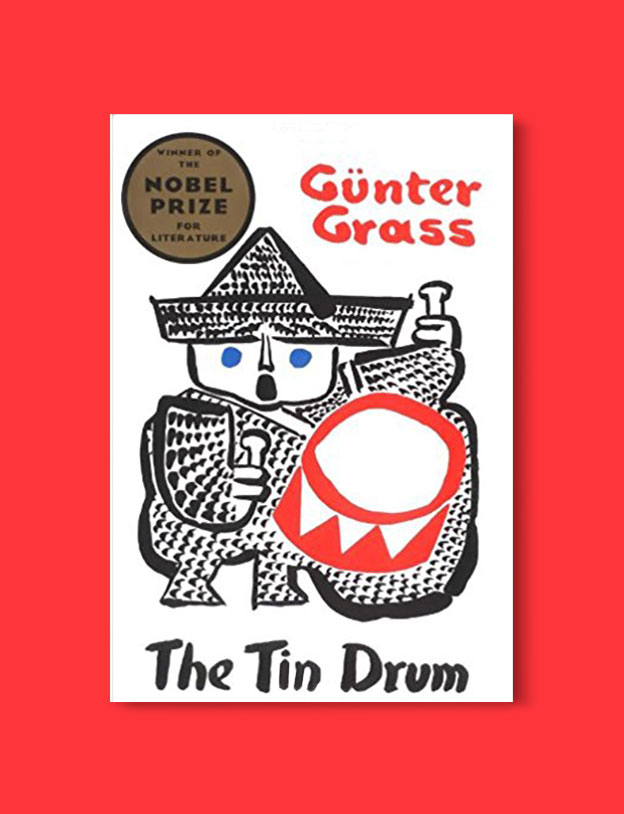 Books Set In Germany - The Tin Drum by Gunter Grass. For more books that inspire travel visit www.taleway.com. german books, books about germany, germany inspiration, books germany, germany travel, novels set in germany, german novels, german reading, germany reading challenge, books set in europe, german culture, german history, books arounds the world, books to read, reading challenge, travel reads