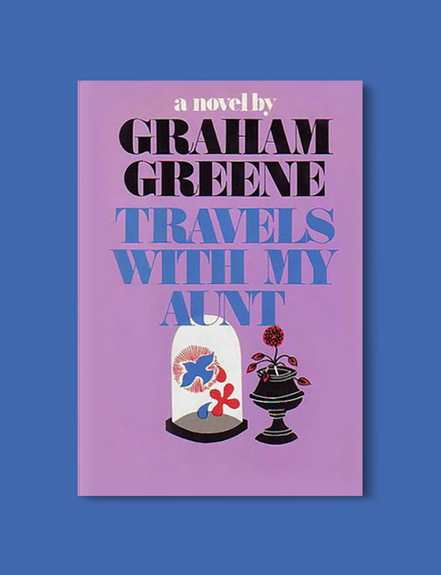 Books Set in Turkey - Travels with My Aunt by Graham Greene. For more books that inspire travel visit www.taleaway.com - turkish books, turkish novels, turkish book cover, turkish authors, turkey books, istanbul book, turkey inspiration, books and travel, travel reads, reading list, books to read, books set in different countries, turkish books in english, turkey reading list, turkey reading challenge