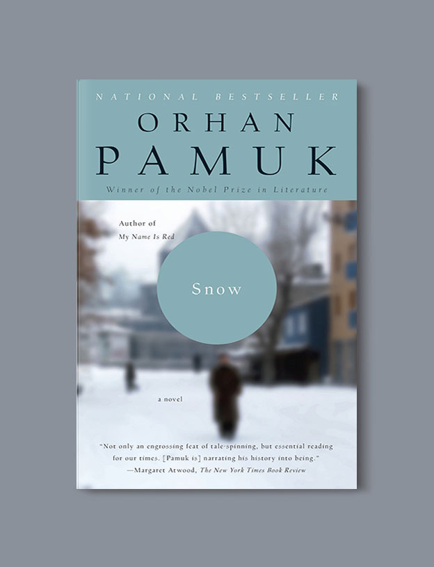 Books Set in Turkey - Snow by Orhan Pamuk. For more books that inspire travel visit www.taleaway.com - turkish books, turkish novels, turkish book cover, turkish authors, turkey books, istanbul book, turkey inspiration, books and travel, travel reads, reading list, books to read, books set in different countries, turkish books in english, turkey reading list, turkey reading challenge
