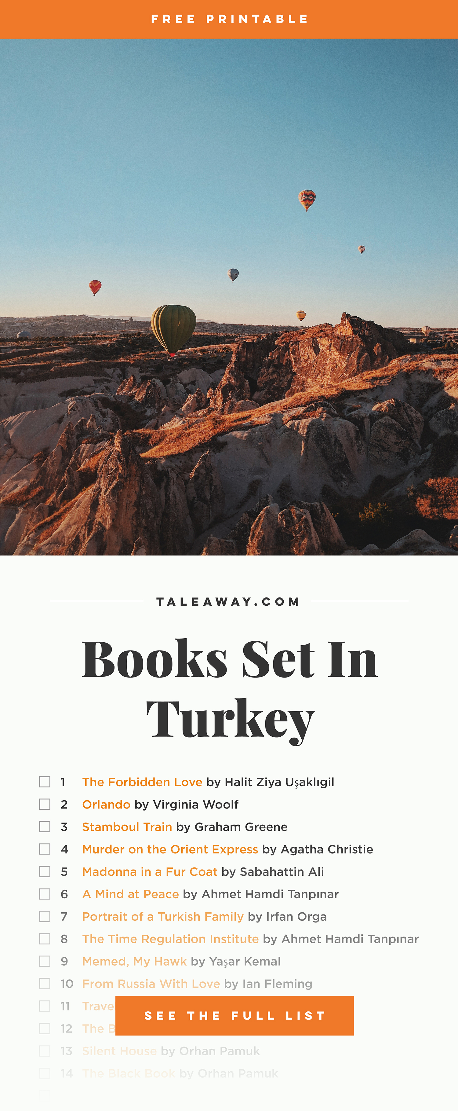 Books Set in Turkey - For more books that inspire travel visit www.taleaway.com - turkish books, turkish novels, turkish book cover, turkish authors, turkey books, istanbul book, turkey inspiration, books and travel, travel reads, reading list, books to read, books set in different countries, turkish books in english, turkey reading list, turkey reading challenge