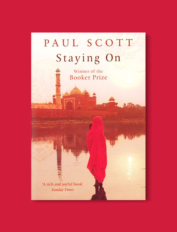 Booker Prize Winner 1977 - Staying On by Paul Scott - Visit www.taleway.com to find books set around the world. booker prize, booker prize winners, booker prize winners list, booker prize winners list pdf, man booker authors, man booker prize, man booker prize for fiction, booker prize for fiction, man booker prize winners, man booker prize novels, booker prize books, booker prize winners, reading list, book awards, booker reading challenge, literary awards, booker shortlists, booker longlists