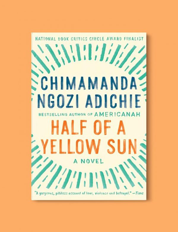 Books Set In Nigeria - Half of a Yellow Sun by Chimamanda Ngozi Adichie. For more books visit www.taleway.com to find books set around the world. Ideas for those who like to travel, both in life and in fiction. Books Set In Africa. Nigerian Books. #books #nigeria #travel