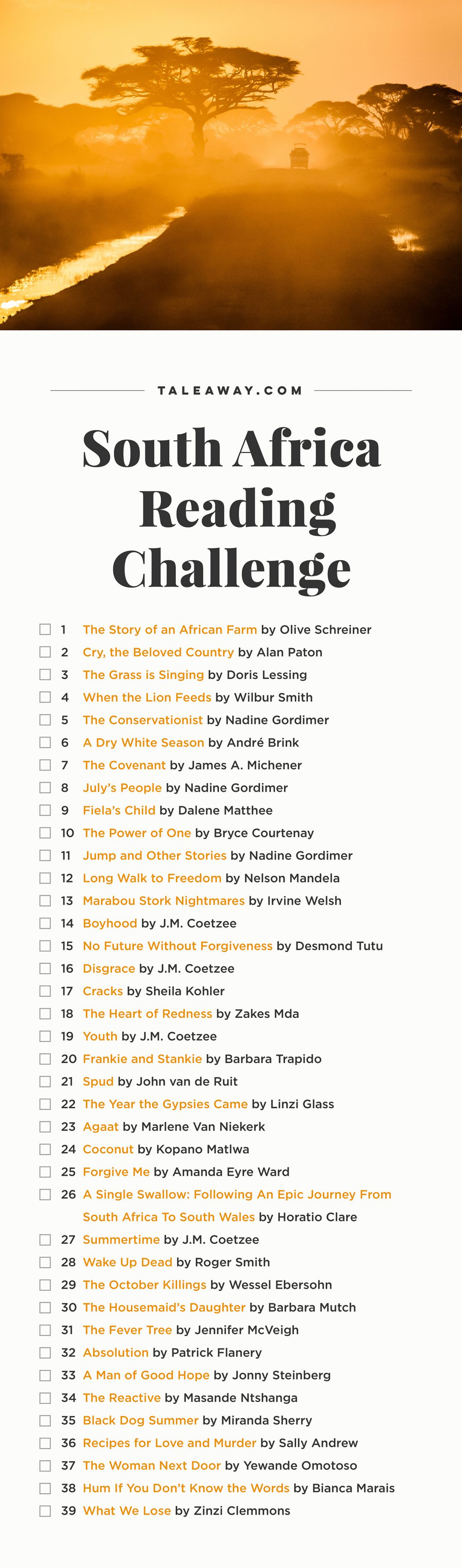 South Africa Reading Challenge, Books Set In South Africa For more