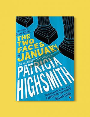 Books Set In Greece - The Two Faces of January by Patricia Highsmith. For more books visit www.taleway.com to find books set around the world. Ideas for those who like to travel, both in life and in fiction. #books #novels #fiction #travel #greece