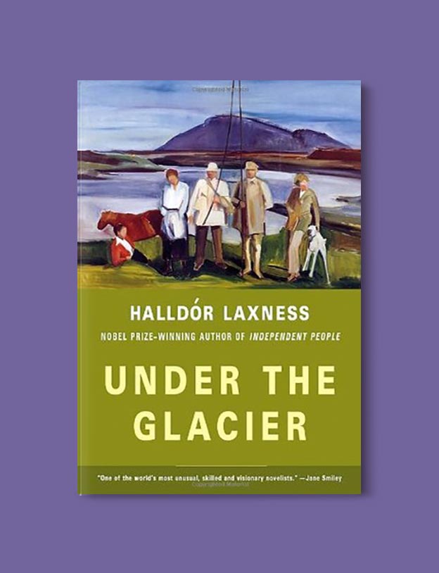 Books Set In Iceland - Under the Glacier by Halldór Laxness. For more books visit www.taleway.com to find books set around the world. Ideas for those who like to travel, both in life and in fiction. #books #novels #fiction #iceland #travel