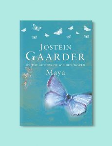 Books Set Around The World - Maya by Jostein Gaarder. For more books that inspire travel visit www.taleway.com to find books set around the world. world books, books around the world, travel inspiration, world travel, novels set around the world, world novels, books and travel, travel reads, reading list, books to read, books set in different countries, world reading challenge