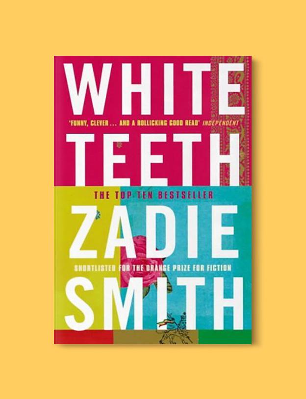 Books Set Around The World - White Teeth by Zadie Smith. For more books that inspire travel visit www.taleway.com to find books set around the world. world books, books around the world, travel inspiration, world travel, novels set around the world, world novels, books and travel, travel reads, reading list, books to read, books set in different countries, world reading challenge