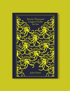 Penguin Clothbound Classics - Twenty Thousand Leagues Under The Sea by Jules Verne. For books that inspire travel visit www.taleway.com to find books set around the world. penguin books, penguin classics, penguin classics list, penguin classics clothbound, clothbound classics, coralie bickford smith, classic books, classic books to read, book design, reading challenge, books and travel, travel reads, reading list, books around the world, books to read, books set in different countries