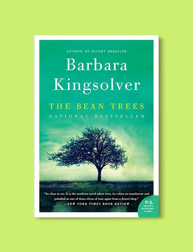 Books Set In Each State, The Bean Trees by Barbara Kingsolver - Visit www.taleway.com to find books set around the world. america reading challenge, books set in every state, books from every state, books from each state, most popular book in each state, books about each state, books to read from every state, us road trip, usa book list, american books, american book covers, american books reading list, usa books, us books, book challenge, reading challenge, books set in america, state books series, 50 states book list
