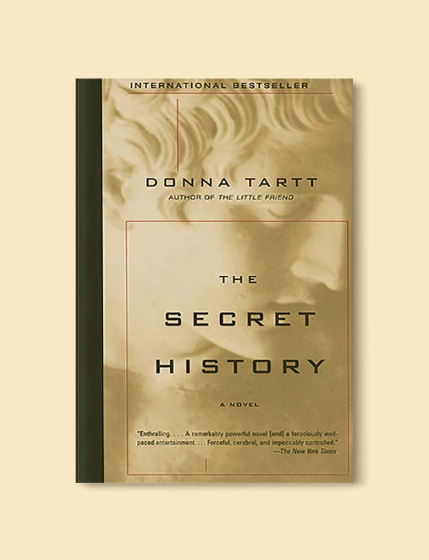 Books Set In Each State, The Secret History by Donna Tartt - Visit www.taleway.com to find books set around the world. america reading challenge, books set in every state, books from every state, books from each state, most popular book in each state, books about each state, books to read from every state, us road trip, usa book list, american books, american book covers, american books reading list, usa books, us books, book challenge, reading challenge, books set in america, state books series, 50 states book list