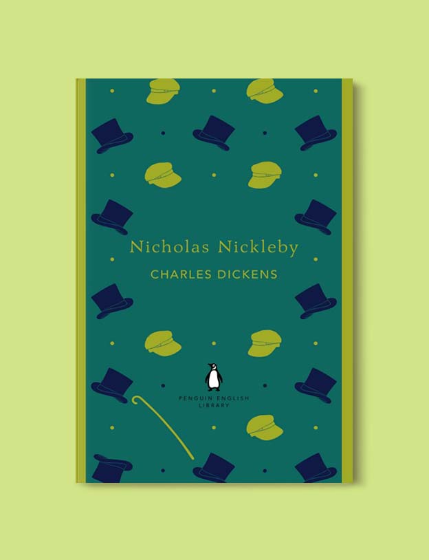 Penguin English Library - Nicholas Nickleby by Charles Dickens. penguin books, penguin classics, english library books, new penguin english library, penguin library, penguin books series, english library, coralie bickford smith, classic books, classic books to read, book design, reading challenge, reading list, books to read 