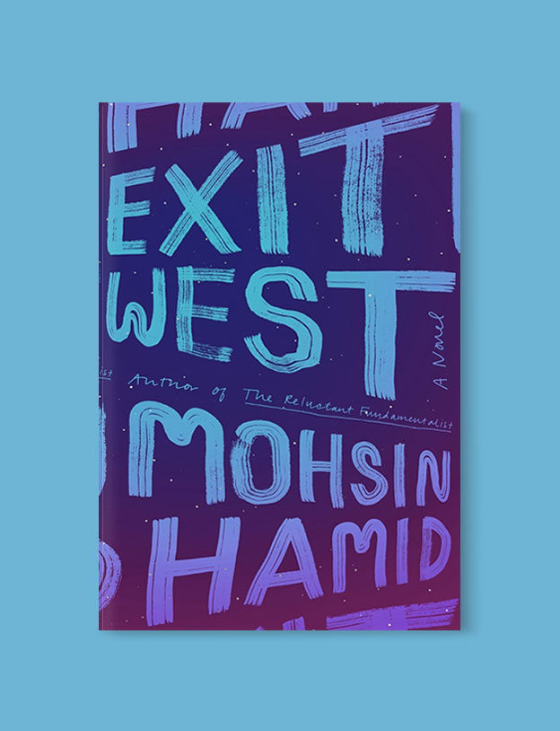 Best Book Covers 2017, Exit West by Mohsin Hamid - book covers, book covers 2017, book design, best book covers, best book design, cover design, best covers, book cover design, book designers, design inspiration, cover design inspiration, book cover ideas, book design ideas, cover design ideas, book typography, book cover typography, book cover illustration, book cover design ideas