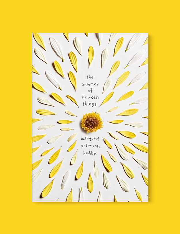 Best Book Covers 2018, The Summer of Broken Things by Margaret Peterson Haddix - book covers, book covers 2018, book design, best book covers, best book design, cover design, best covers, book cover design, book designers, design inspiration, cover design inspiration, book cover ideas, book design ideas, cover design ideas, book typography, book cover typography, book cover illustration, book cover design ideas