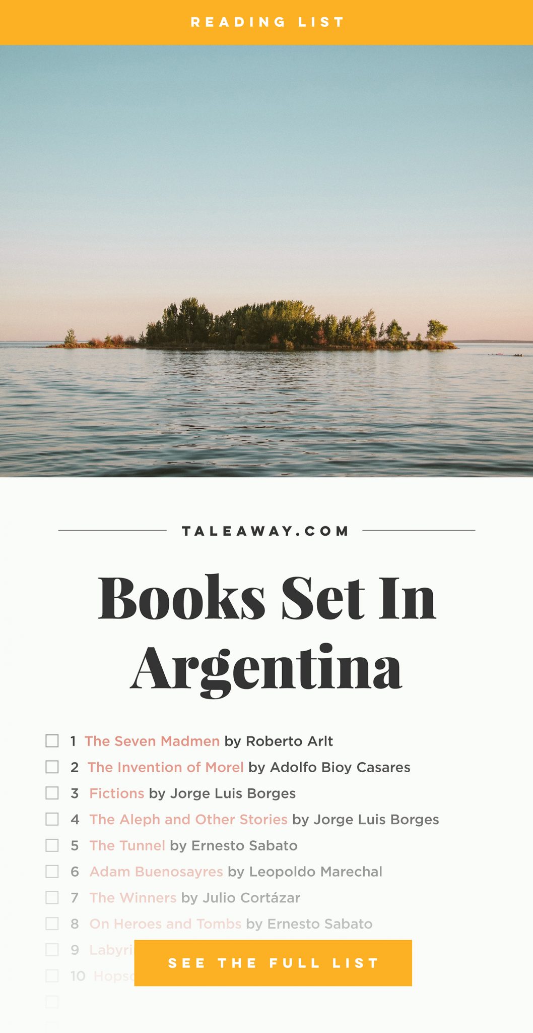 Books Set In Argentina: Argentine Novels - Tale Away